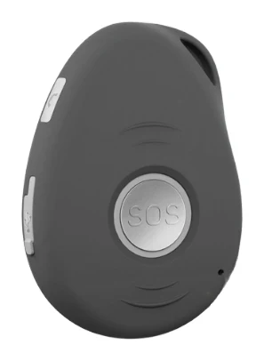 Médaillon d'alerte SOS 4G ProxyDomi avec son grand bouton central